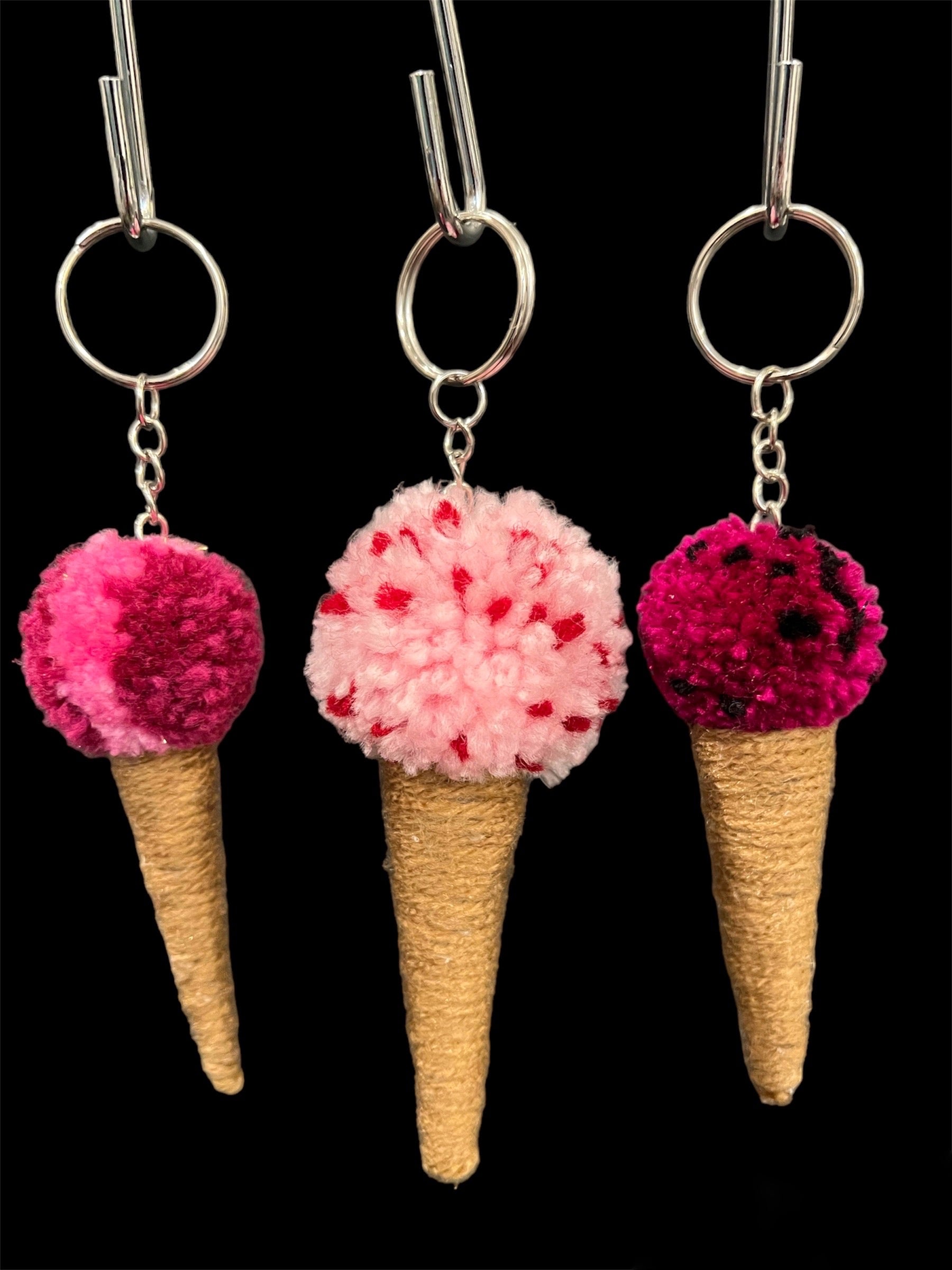 Pom Pom Ice Cream Cones