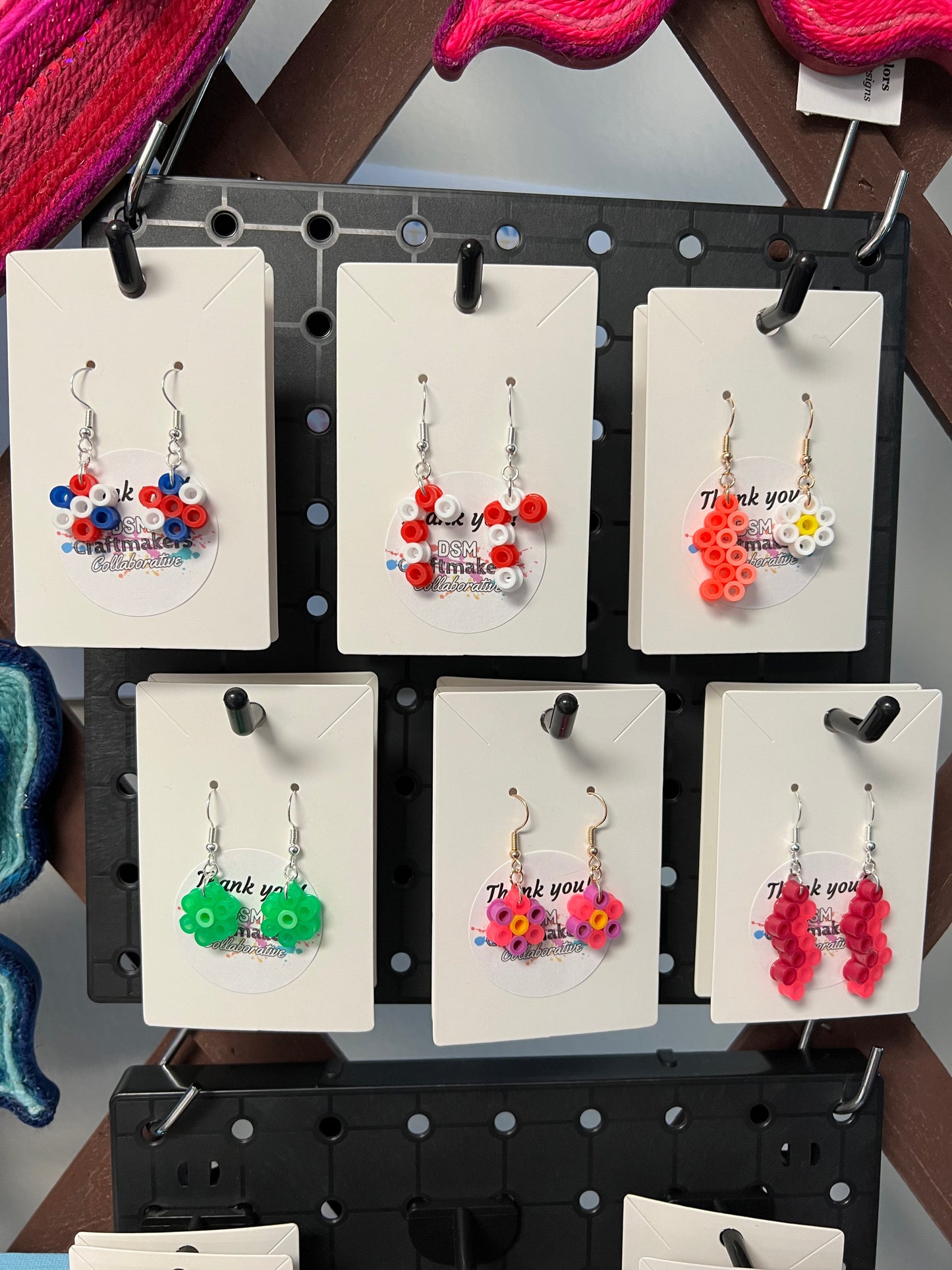Perler Bead Earrings