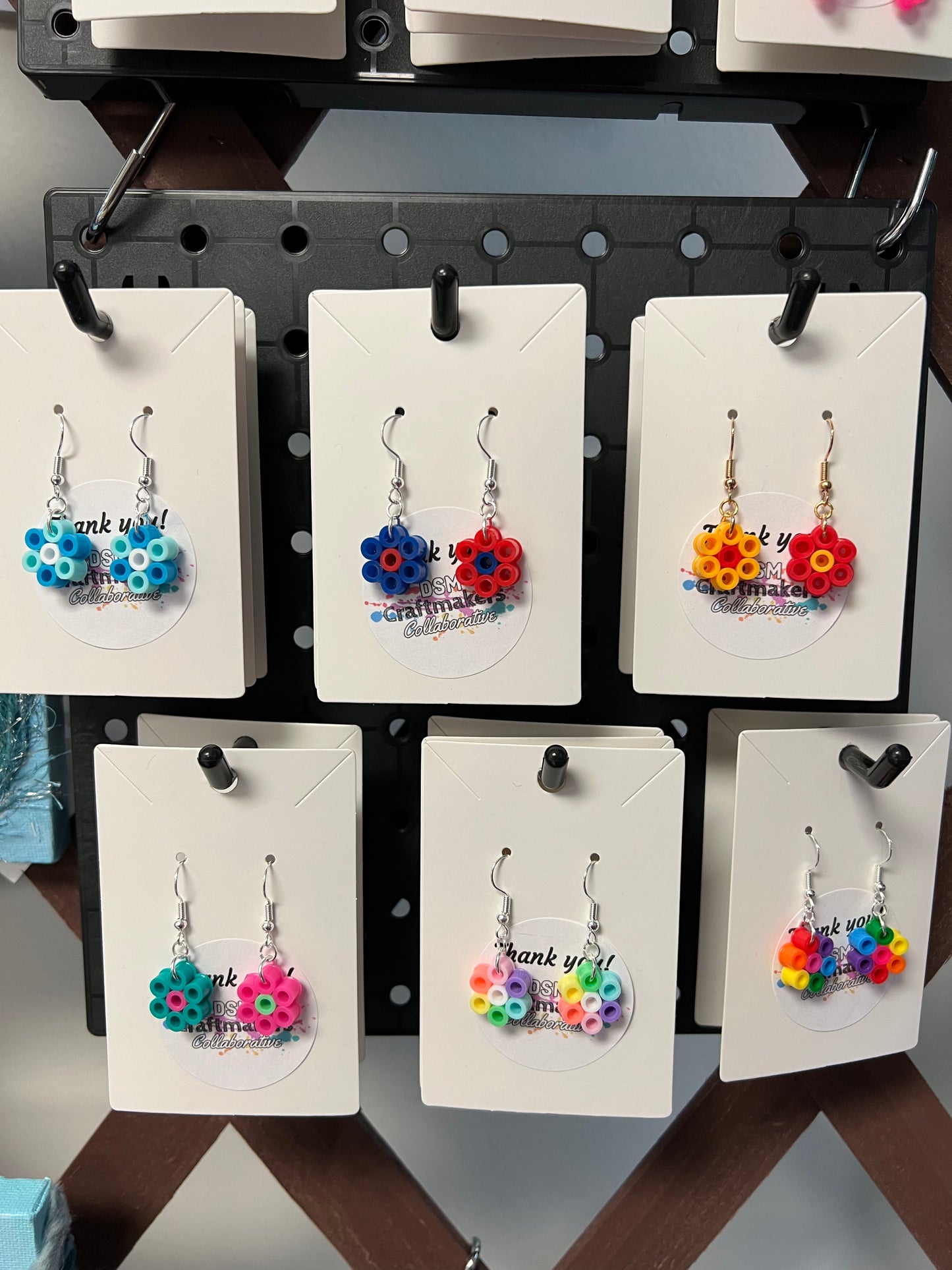 Perler Bead Earrings